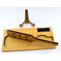 spanking paddle personalised plaque on stand 5.jpg