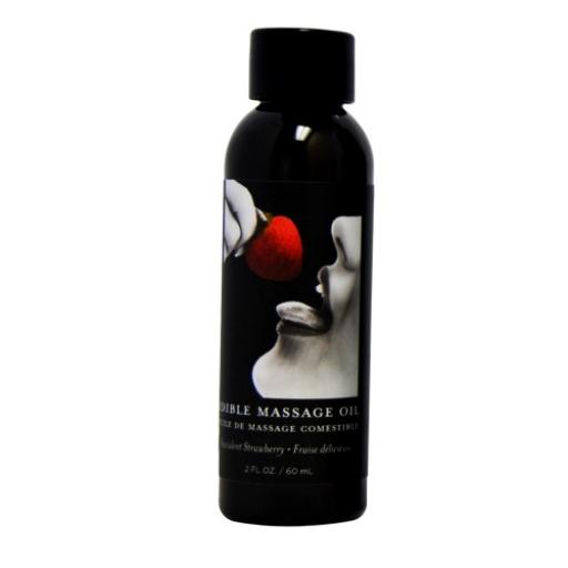 Earthly Body Massage Oil - Strawberry