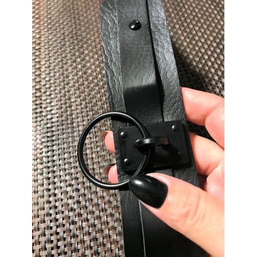 sexy leather collar black o ring (4).jpg