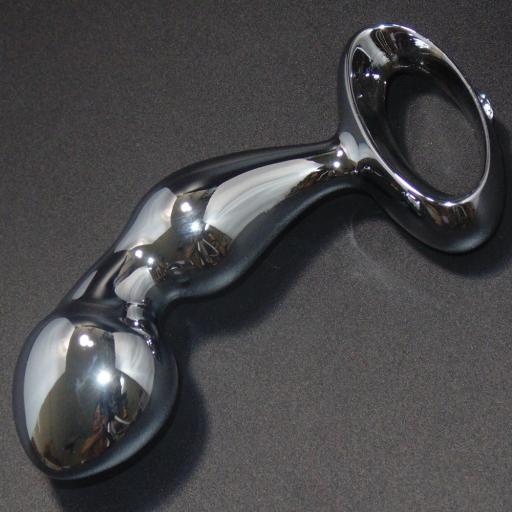 Stainless Steel Anal Plug heavy with gem