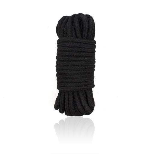 Black Bondage Rope. 100% cotton. 10m
