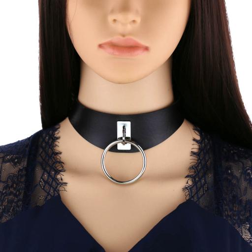 Soft leather O ring collar