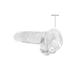 Real Rock Crystal Clear 7 inch Realistic Dildo With Balls (Transparent) (4).jpg