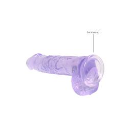 Real Rock Crystal Clear purple 6 Realistic Dildo With Balls (7).jpg
