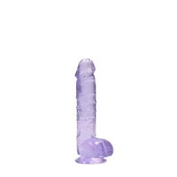 Real Rock Crystal Clear purple 6 Realistic Dildo With Balls (3).jpg