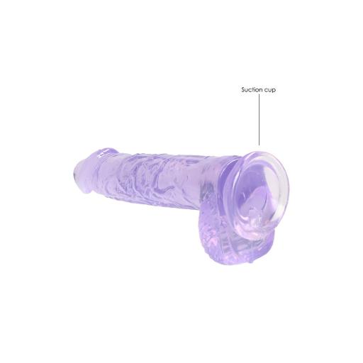 Real Rock Crystal Clear purple 6 Realistic Dildo With Balls (7).jpg