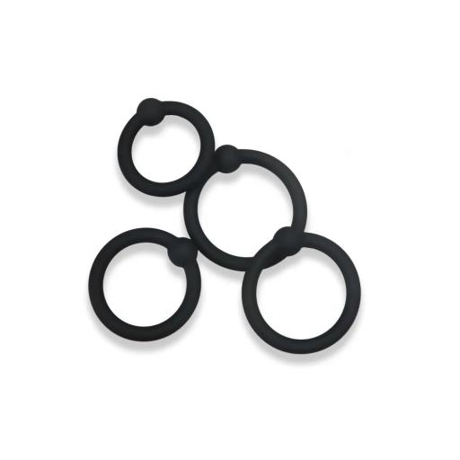 Set 4pcs, silicone penis rings