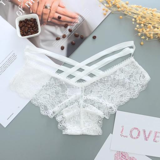 Low rise cross strap lace thong  White.jpg