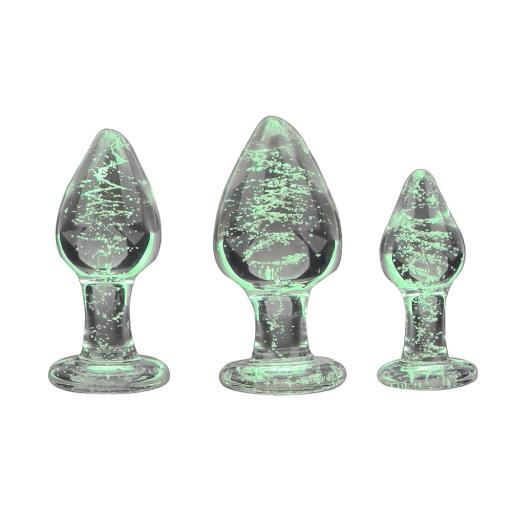 Luminous Glass Butt Plugs